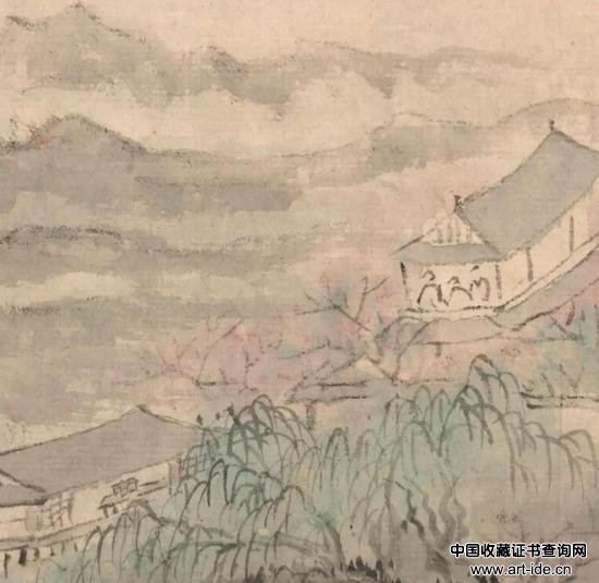 清  梅清  杏花春雨楼图（局部）