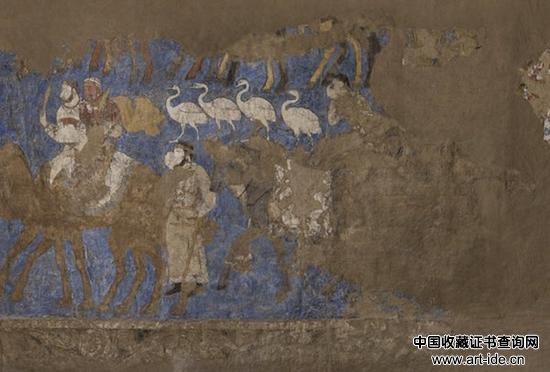 撒马尔罕壁画线图