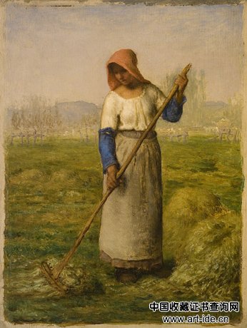 耙草的女子《耙草的农妇》（米勒名作赏析）