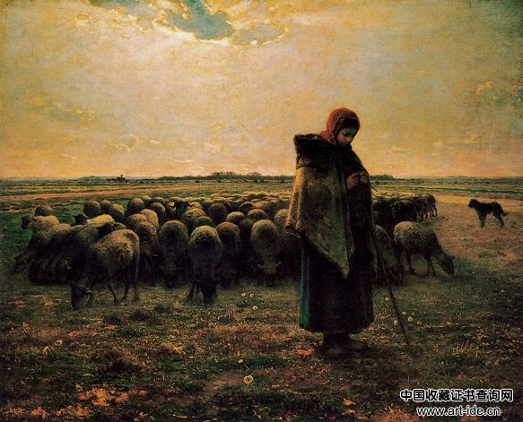 牧羊女（米勒名作赏析）