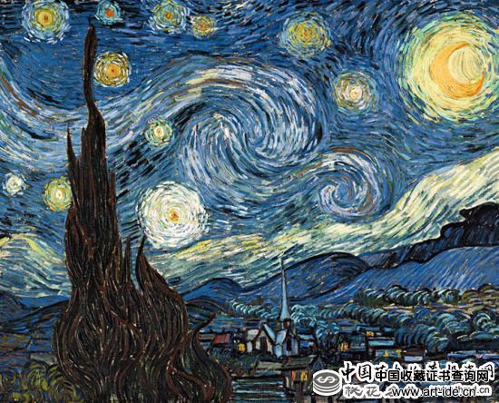 TOP10.《星夜》(The Starry Night，1889)